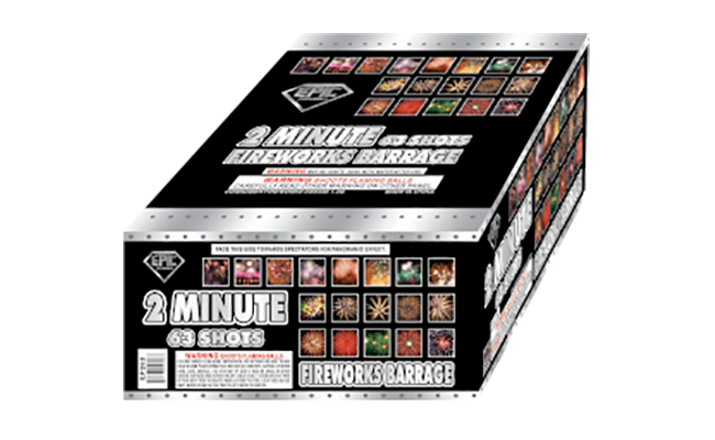 2 Minute Fireworks Barrage